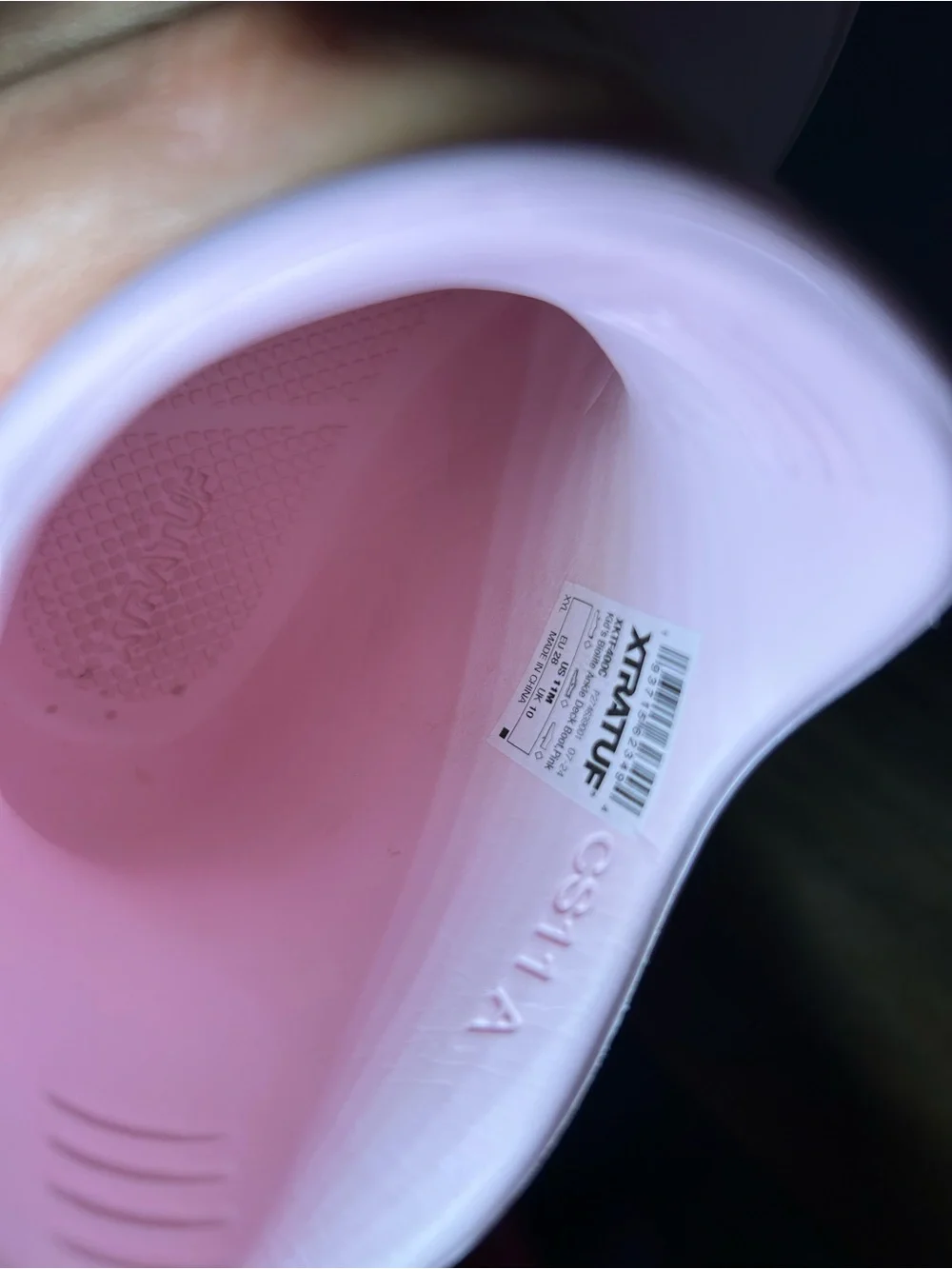 XTRATUF Kids' Pink Slip-On Rain & Snow Clogs
